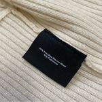 Summersalt  The Luxe Cashmere Wool Funnel Neck Sweater White Sand Photo 5