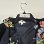 LPA  Button Up Midi Dress in Midnight Roses Small Photo 13