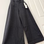 Anthropologie Pilcro Strapless Polished Wide-Leg Denim Jumpsuit, Size 4 Photo 9