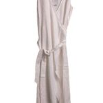 ANDIE NWT Maxi Wrap Dress Coconut (Off-White) Sleeveless V-Neck Tie Waist M Photo 0