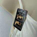 Vassarette  2 in 1 Spin Slip Solid White Womens Large Photo 1