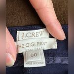 J.Crew  The Gigi Pant Women Skinny Low Cut Waist Pants SZ 00 Good Condit… Photo 5