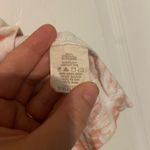 Mystree  Tank Top Size Small Tie Dye Lace shoulder Orange White Tee Shirt GUC Photo 3