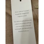 NWT Elle & Riley Cashmere Silk Blend Camel Short Sleeve Top Size S Tan Photo 5