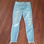 MOTHER The Looker Ankle Fray Chic Edgy Feminine Retro Casual Jeans Size 27 Blue Photo 1