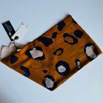 3.1 Phillip Lim 3.1 Philip Lim Animal Print Scarf Mustard Blue Cheetah Animal Print Square Scarf Photo 2