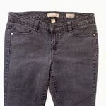 Vintage‎ America Bootcut black Jeans Embroidered Rhinestones Pockets Sz 12P Photo 6