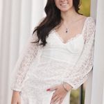 Selfie Leslie  White Dress Lace Photo 0