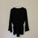 Spiritual Gangster Elegant Black Surplice Romper Size Large Photo 2