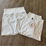 PRETTYGARDEN  White Tee and Shorts Set Photo 2