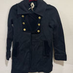 Bailey44  Black Cape Jacket size 4 with velvet accents Photo 0