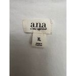 a.n.a White Cropped Jacket XL – 64% Cotton Utility Button Front Photo 7