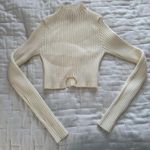 Edikted  Top Crop White Long Sleeve  Photo 0