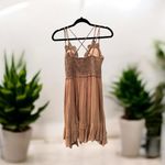 Zenana Outfitters Ridfle Lace Slip Dress Large Photo 2