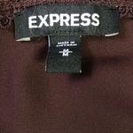 EXPRESS  V-neck Eyelet Lace Trim Sleeveless Blouse Photo 3