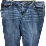Maurice's Stretch Denim Straight Leg Blue Jeans Womens Plus Size 24 Regular Photo 2