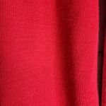 Talbots  VALENTINE'S DAY RED JE' TAIME HEART 3D FLOWER BEAD ACCENTS SWEATER XS Photo 8