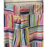 Lilly Pulitzer  Women 100% Cotton Patchwork Shorts Sz‎ 6 Boho Hippie Festival Y2K Photo 2