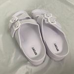 White Sport Rubber Buckle Sandals Slides Slippers EU 40 US 9 Photo 4
