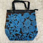 Tabask Made in Peru Handmade Tote 100% Wool Brown Photo 0