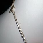 Vintage 80s Prong Set Rhinestone V Necklace (see pics and description) Photo 5