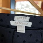 J.Crew  Black Swiss Dot Jeggings Skinny Dress Pants Size 2 The Gigi Pant Photo 1