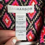 Sag Harbor  pink diamond pattern skirt set pullover blouse knee length size 14 K3 Photo 1