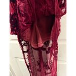 Honey Punch Small Maxi Lace Purple Dress Photo 7