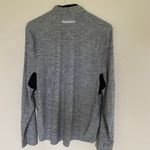 Champion  Duo Dry Quarter Zip Jacket Heather Gray Size Medium Photo 5