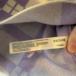 Anthropologie Daily Practice Plaid Purple & White Long-Sleeve Cropped Sweater M Photo 7