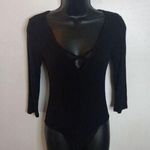 Love Culture  black ribbed bodysuit Photo 0