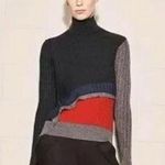 ZARA  SRPLS 100% Wool MXD SWTR  Ruffle Sweater Surplus size XS Photo 0