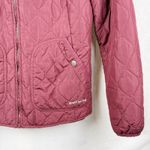 Eddie Bauer  Women's Quilted Jacket Maroon Lightweight Full Zip Size Small Photo 1
