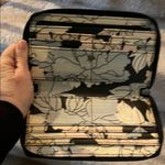 Sakroots  Black and White Floral Wallet Photo 1