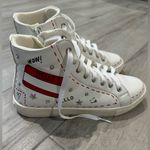 ALDO Shoes Womens Mavrina Trainers Sneakers Lace Up Zip White High Top Size 8 Photo 4