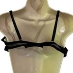 Frederick's of Hollywood Lux Lace Over Satin Shelf Bra Pink Black Womens Size 18 Photo 7