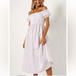 Revolve SNDYS Sofia White Linen Cotton Maxi Dress size Medium $109 Photo 1