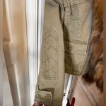 BCBGMAXAZRIA  women’s cargo jean jacket with fox fur Photo 11