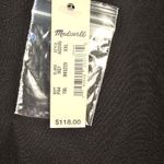 Madewell NWT ‎ Womens Black Crewneck Button Back Easy Dress XXL Photo 3