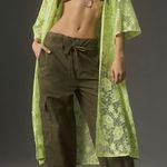 Anthropologie Maeve 3D Floral Lace Duster, One Size Photo 0