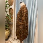 Jones New York  Paisley Shirt in Brown and Gold Photo 1