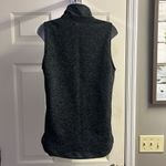 Under Armour Heather Black Sleeveless Athletic Mock Neck Layering Zip Vest-Med Photo 9