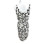 Monteau Los Angeles White Black Sleeveless Dress Large Photo 2