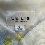Le Lis‎ Collection Women Size Small Lace Cream & Yellow Crop Top Cottagecore Photo 6