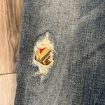 ZARA Trafaluc Premium Wash Distressed & Patched Boyfriend Jeans | US 6 Photo 3