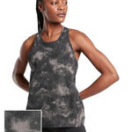 Athleta  Ultimate Printed Train Tank Nebula Black Gray Digital‎ Tie Dye Size M Photo 0