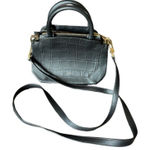 Aritzia Auxiliary Square Crossbody Bag Small Black Strap Mini Gold Hardware NWOT Photo 0