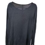 St. John Black Wool Cashmere Geometric Bow Long Sleeve Tunic Pullover Sweater XL Photo 1