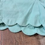 Lilly Pulitzer Scallop Hem Aqua Mint Shorts Size 6 Cotton Blend Summer Preppy Photo 2