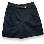 Vintage Jennifer Women Shorts Tailored High Waisted Black Pleated Deadstock Plus Size 20W Photo 7